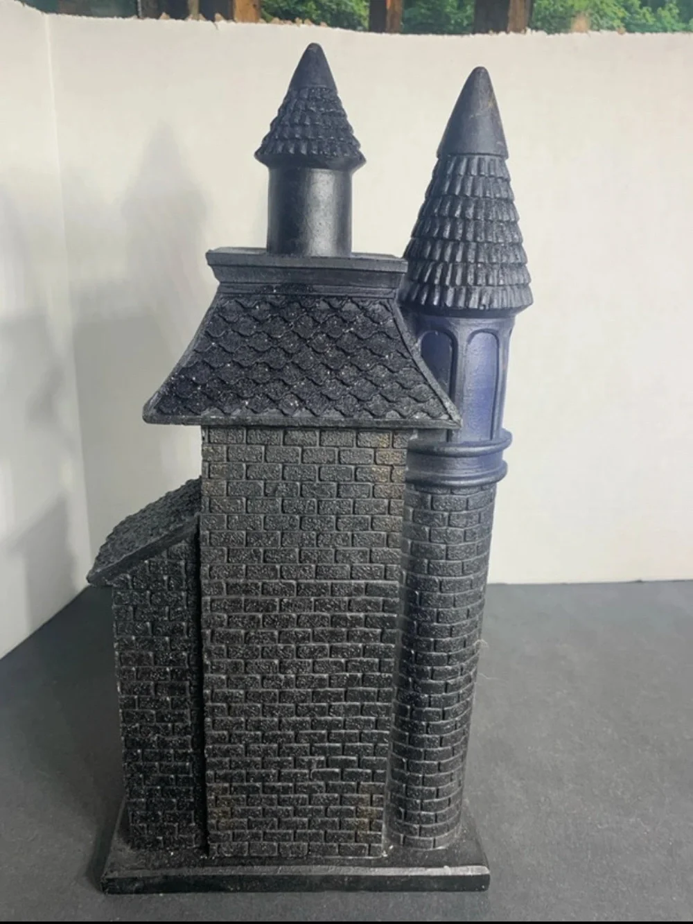 Gothic Haunted Manor Decorative Accent - Black